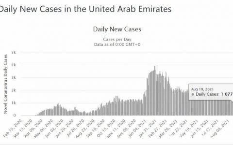 阿联酋疫情(8.20)｜新增1077例，创今年新低；阿布扎比取消宵禁令