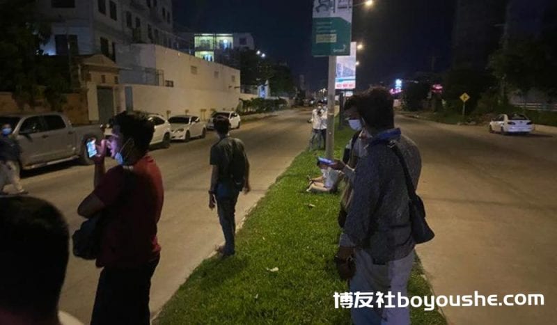 工厂限制人员外出！金边一名越籍男子竟半夜翻墙试图逃跑